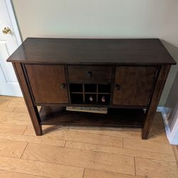 Hutch Cabinet With Wine Rack