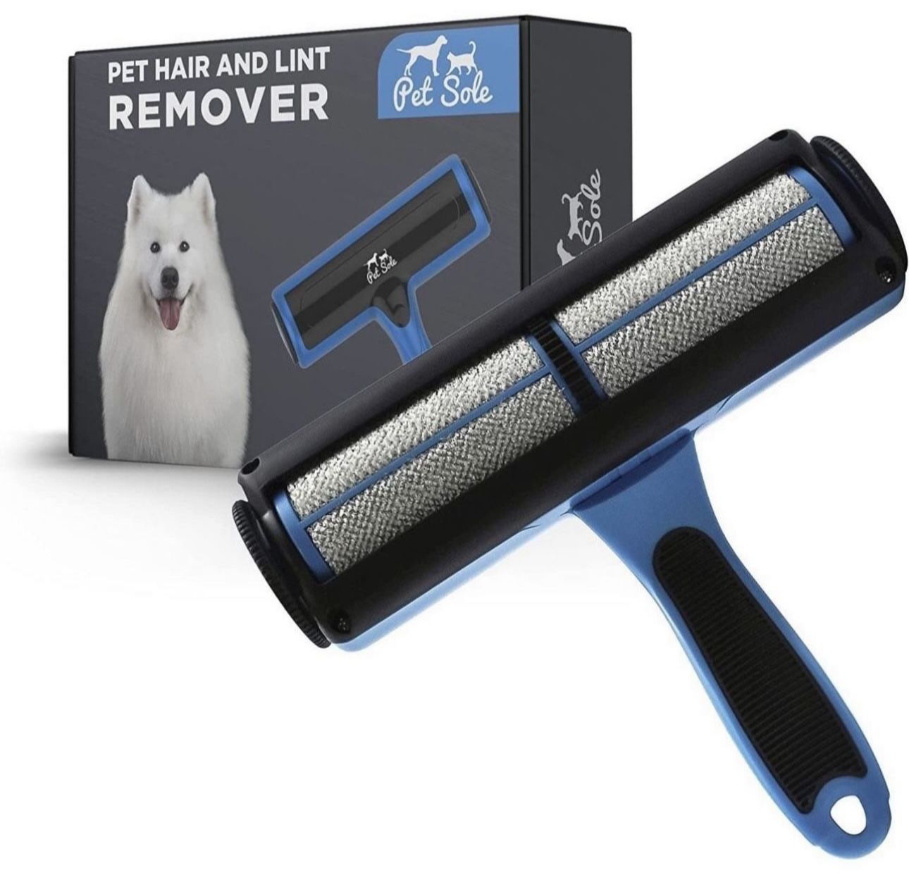 Pet Hair Roller – Reusable Lint Remover for Dog & Cat Hair – Fur Remover Tool for Furniture, Couch, Pet Bed, Car Seats, Bedding – Zero-Waste Dog Hair