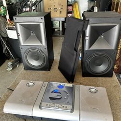 JBL HSL810 Home Entertainment Speakers w/ Radio