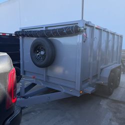 2026 Model Scissor Lift Dump Trailer 12ft Long 