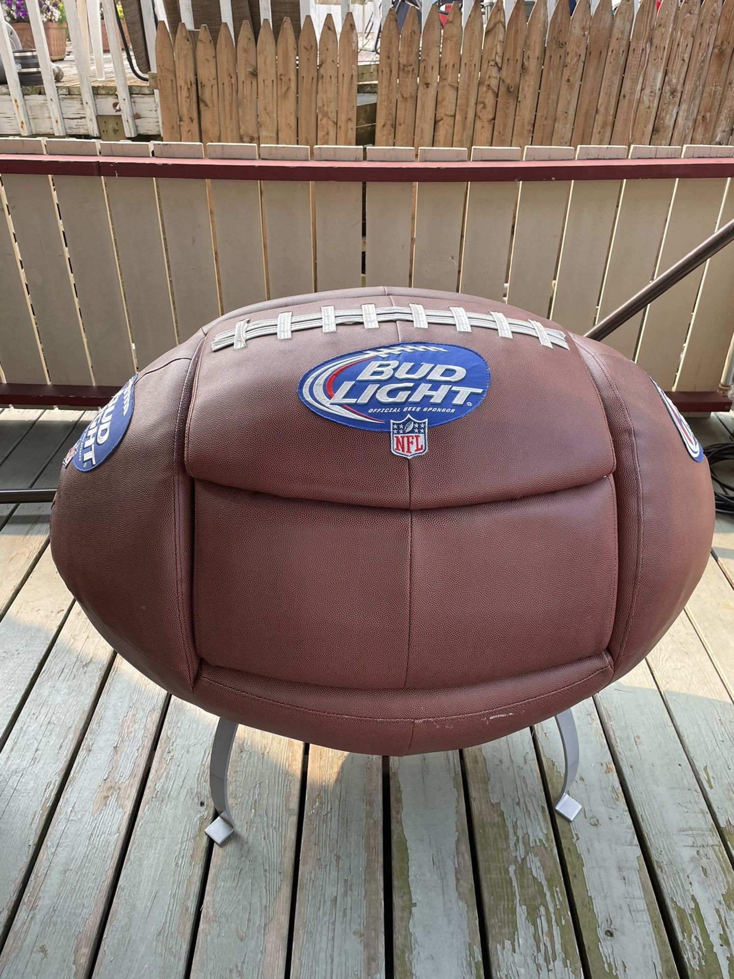 Bud Light NFL Football Chair & Cooler