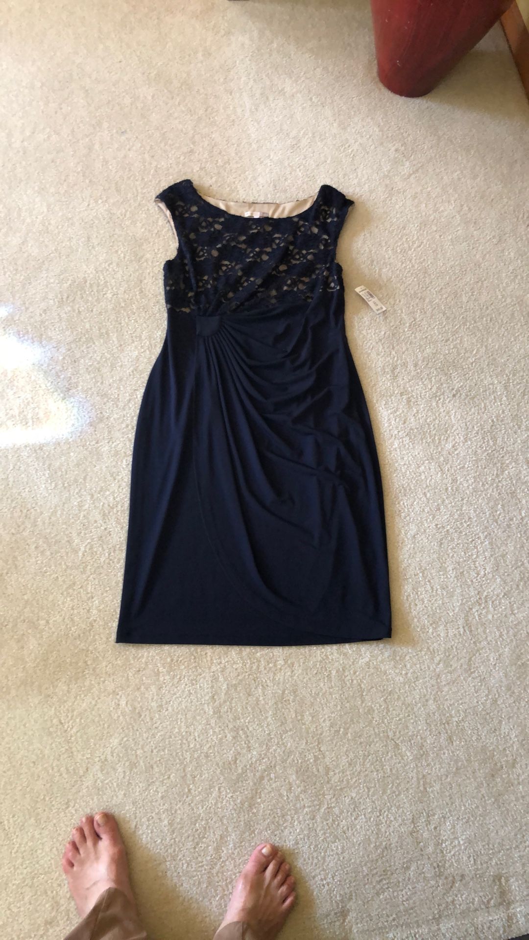 Cocktail Dress With Lace Top