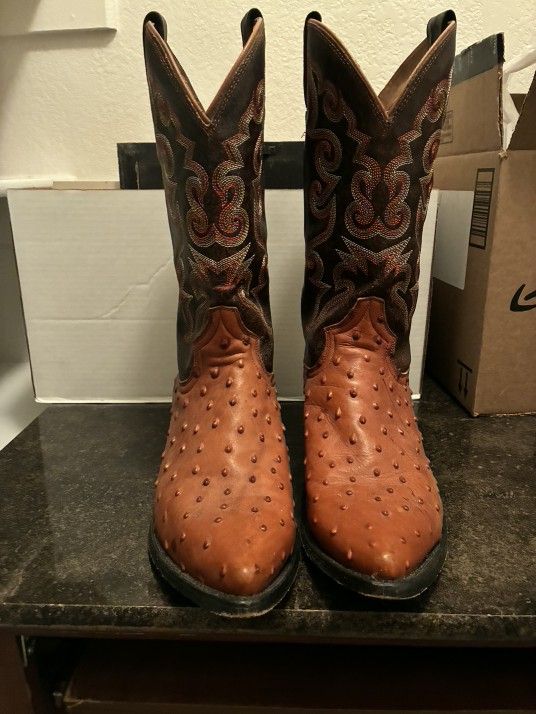 Ostrich Cowboy Boots