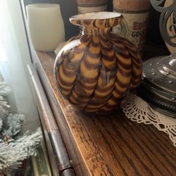 Vintage Blown Glass Vase/ Paper Weight ? 