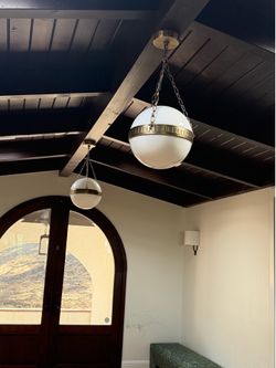 Set of 2 Globe Lights Pendants