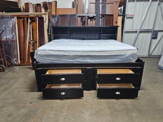 Full captains bed $360