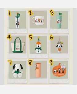 Starbucks x Peanuts Snoopy Halloween Collection