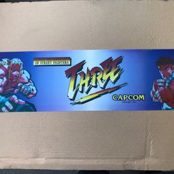 Street Fighter 3 Capcom Arcade Video Game Marquee