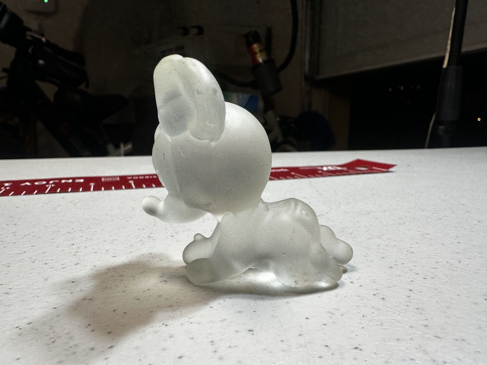 Disney Arribas Brothers Frosted Crystal Figurine Baby Minnie Crawling