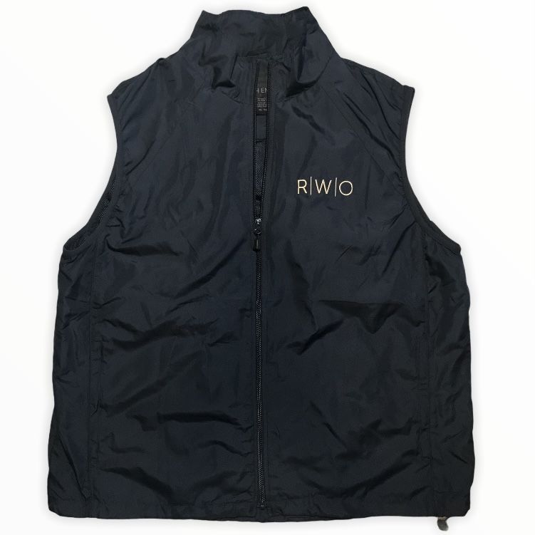 North End RWO Full Zip Windbreaker Vest w/ Pockets Drawstring Size XL
