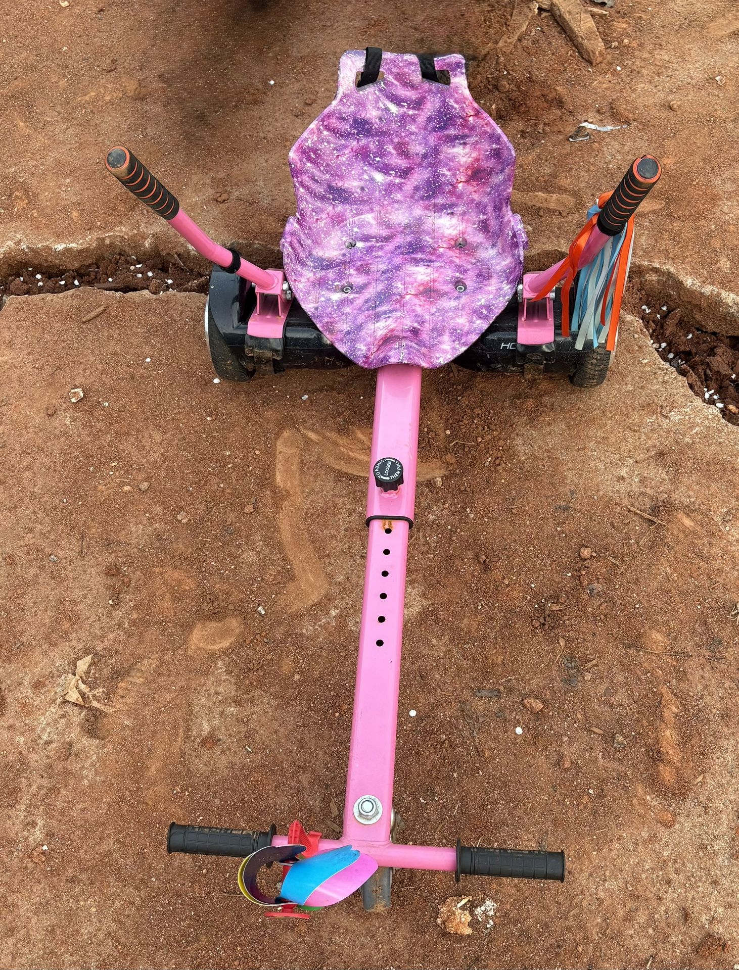 Hover Round -1 With Pink Galaxy Kart Kit.