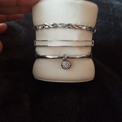 Anne Klein Trio Bracelets And Watch