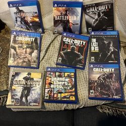 PS3 and 4 Games. 