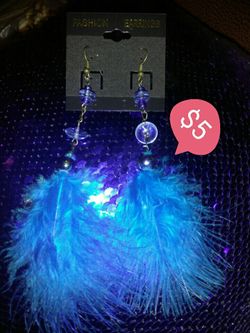 Handmade Feather earrings