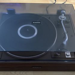 Vintage Pioneer PL-15D II Belt Drive Turntable Serviced AT3600L