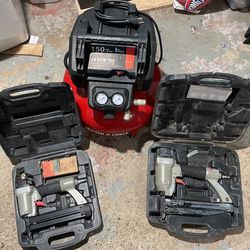 Porta Cable Trim Nailer Set Up