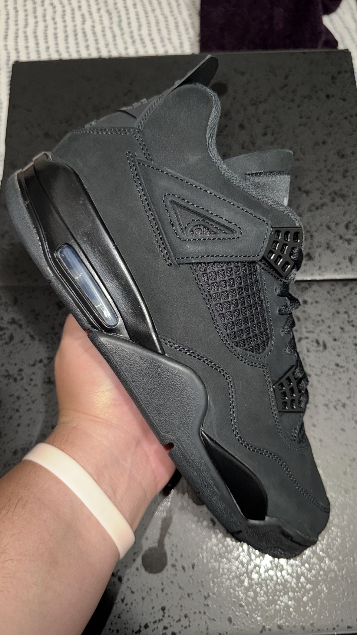 Jordan 4 ‘Black Cat’ Size 5y, 5.5y, 7y, 10m, 11.5m &13m