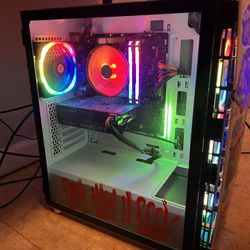 Selling Pc With 2 Monitors And Kbm W/ Headset
