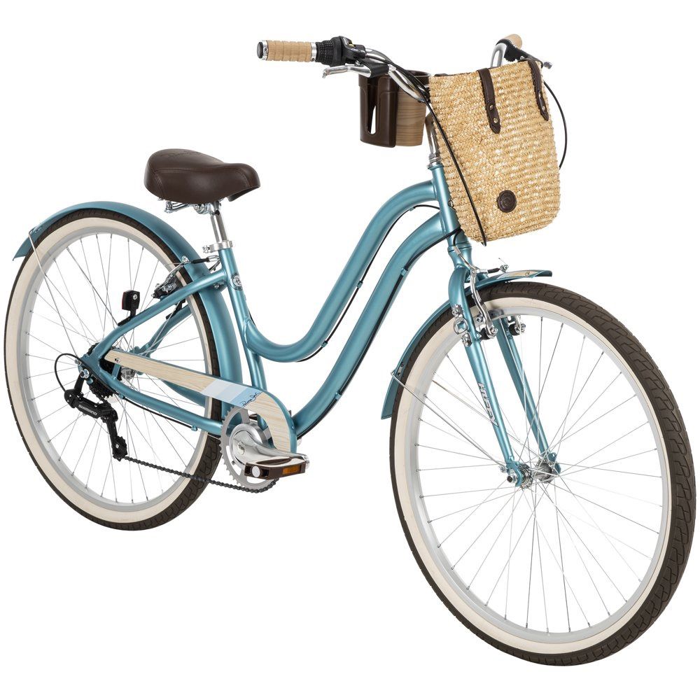 Panama Jack 26 inch Speed Comfort Bike for Women, Teal, by Huffy