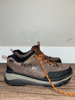Hoka One One Tor Summit WP Hiking Shoes Men 12.5 Waterproof Vibram *NO INSOLES*