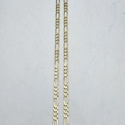 14kt Gold Figaro Link Chain 15.4G 20"