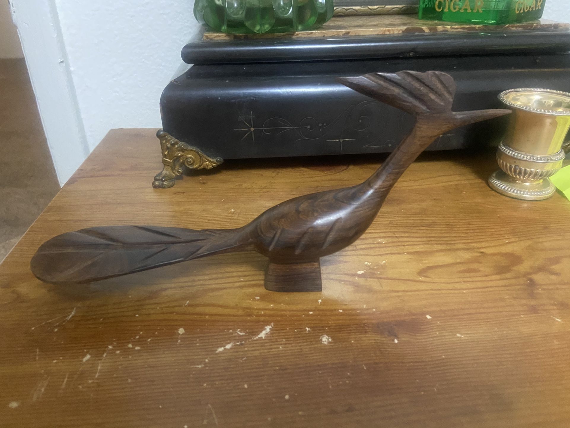 Vintage Ironwood Road Runner Statue