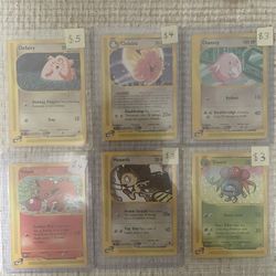 Pokemon EReaders 6 In Total 