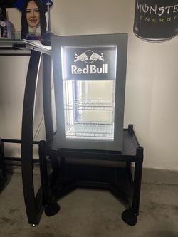 Red Bull mini fridge
