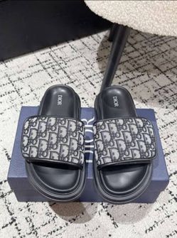 Dior Oblique Slide Sandals