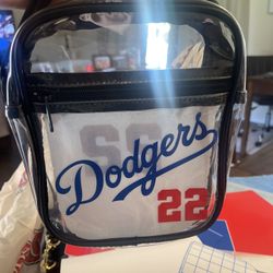 Dodgers Clear Crossbody Stadium Bag- Any Player