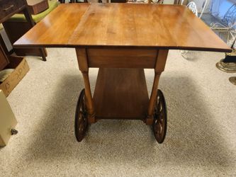 Sprague Carlton Patriot Wooden Tea Cart