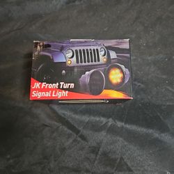 Brand New Smoked/blacked Out  Jeep Jk Turn Signals