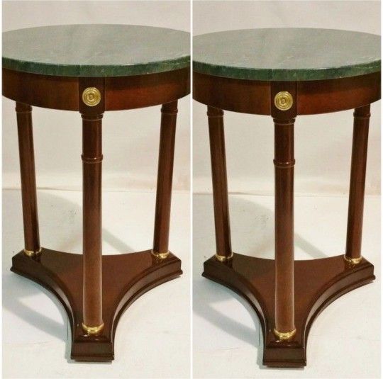 Marble Coffee Table And Two End Tables