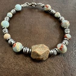 Handmade Beaded Bracelet .