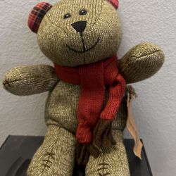 Starbucks Bearista Knit Teddy Bear Holiday 2009 88th Edition Plush Toy with Tag