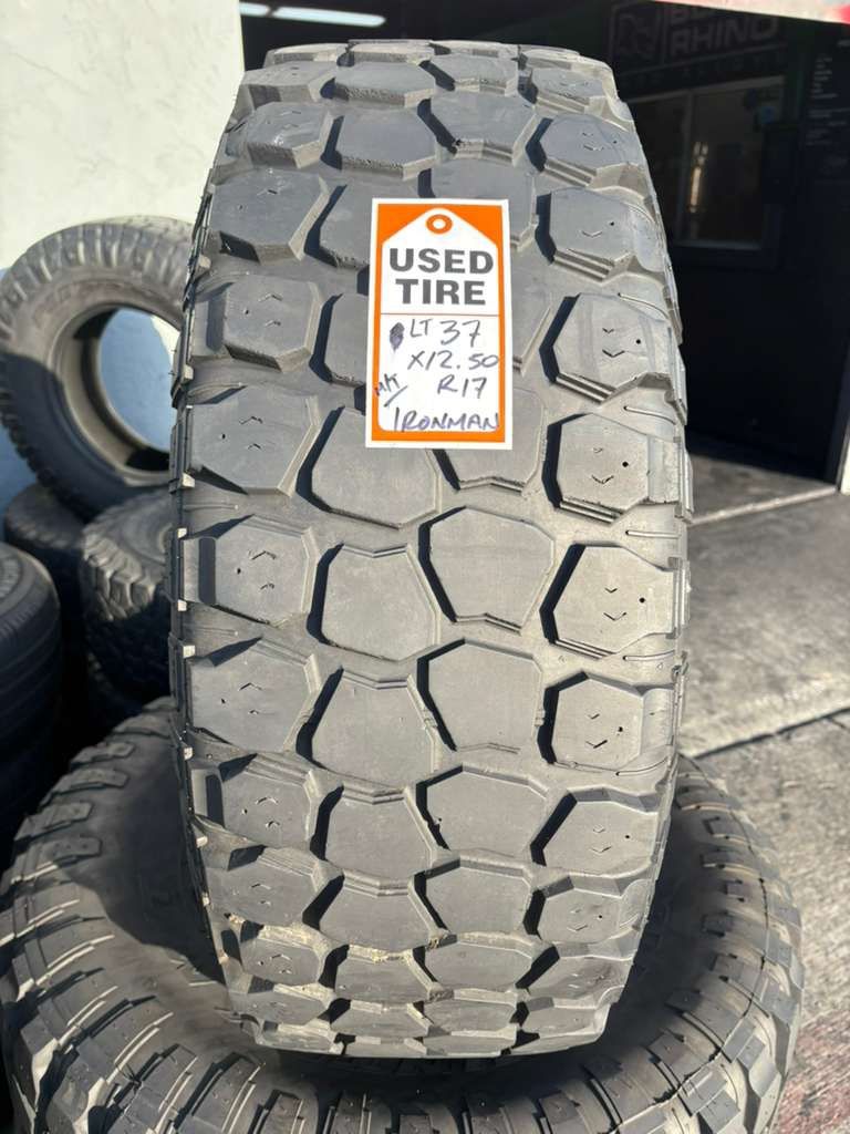 37x12.50R17 Ironman Country M/T Full Used Tire Set $380 Free Mounting And Balancing