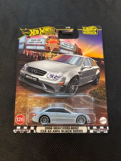 Hot Wheels Premium Boulevard Mercedes-Benz CLK 63 AMG Black Series Silver #126