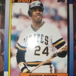Barry Bonds Topps 1990 Trading Card #220