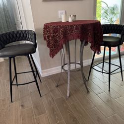 Bistro Table With 2 New Chairs 