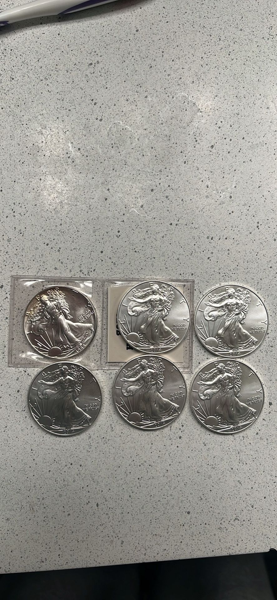 Currently sold out Silver American Eagle Spot+5