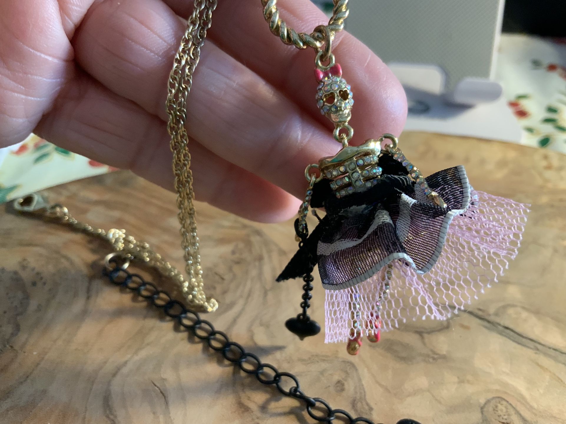 Skeleton Ballerina Necklace