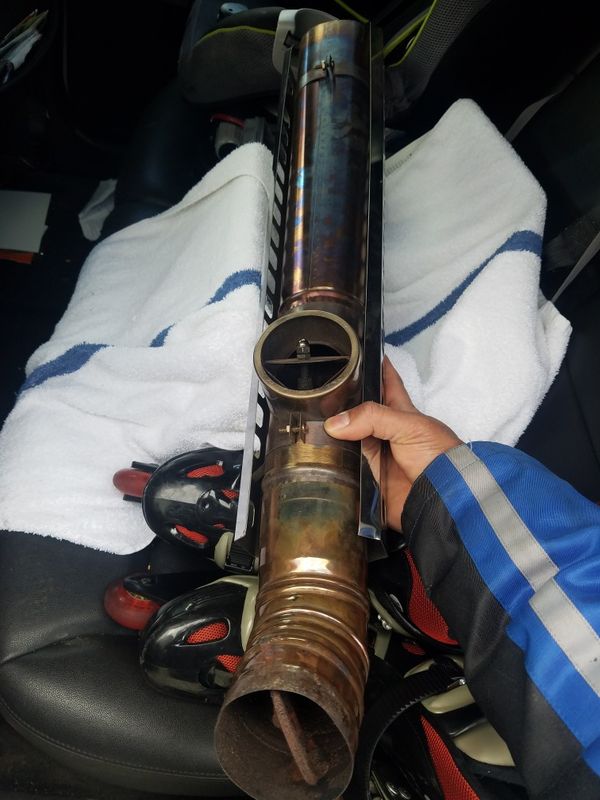 3" wood stove pipe with damper.... for Sale in Centralia