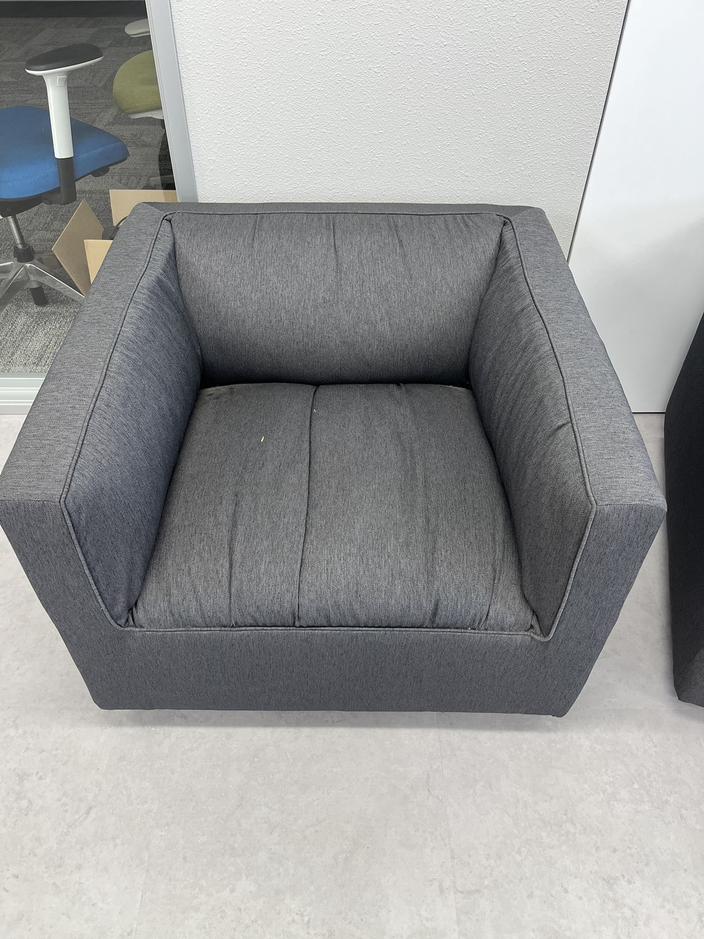 Grey Comfy Sofa Chair