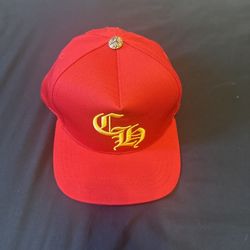 Chrome Hearts Red/yellow Ch Hat