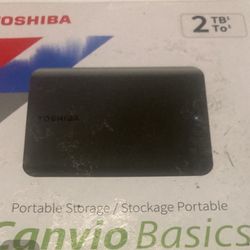 Portable Storage Device, Toshiba  Portable Hard drive 