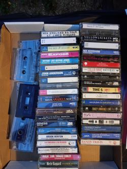 40 Cassette Tapes Rock,RB, Country,all Kinds