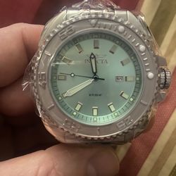 Brand New! Invicta Coalition Forces Solaris 50mm Men’s Watch Light Blue Dial With Box!