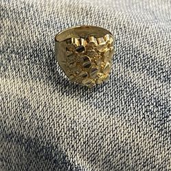 10k Nugget Ring 