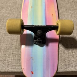 Skateboard Penny And  Landyachtz Tony Danza 40" Watercolor Longboard Deck