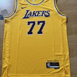 LUKA DONCIC #77 LAKERS JERSEY